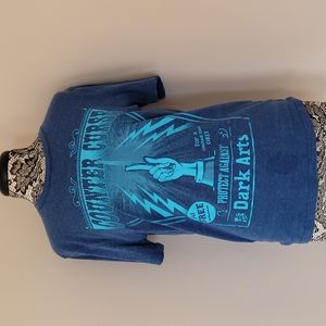 Unisex Harry Potter Counter Curse Tee Shirt, Blue, Size Small